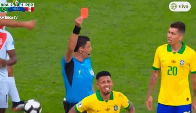 Perú vs Brasil: Gabriel Jesús