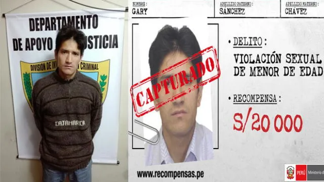 Cajamarca: PNP capturó a requisitoriado por violación sexual a menor de edad 