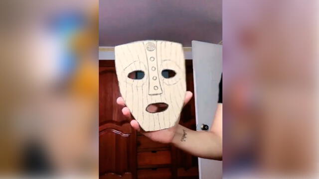 Desliza las imágenes para ver la divertida parodia que hizo un joven peruano de 'La máscara'. Foto: TikTok/Bruce Paz