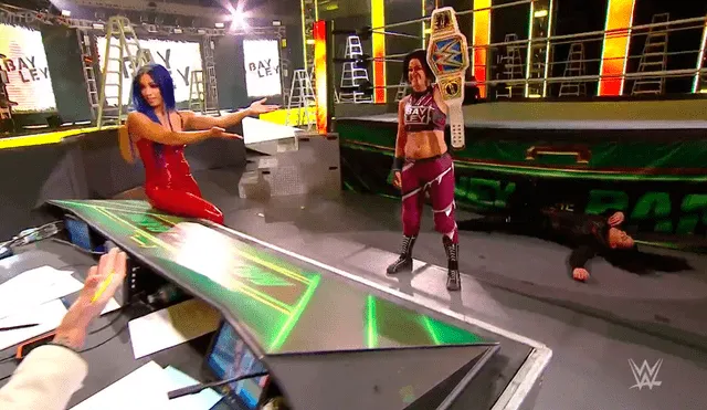 Bayley venció a Tomina en Money in the Bank y retuvo el título femenino de SmackDown. | Foto: WWE