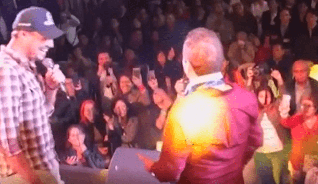 George Forsyth sorprende cantando en concierto tras terminar con Vanessa Terkes [VIDEO]