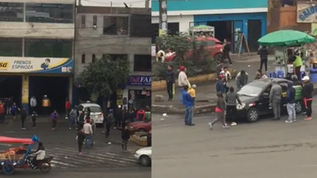 Sujetos conocidos como "Chancherín" y "Lobo" liderarían banda de cobro de cupos. (Foto: Captura de video / PNP)