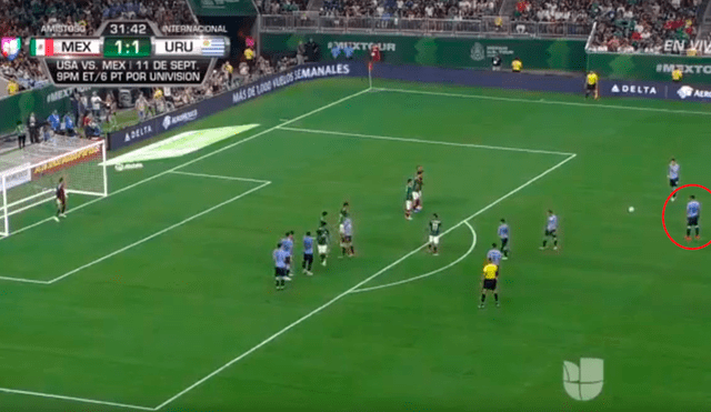 México vs Uruguay: Luis Suárez anotó el 1-2 con espectacular tiro libre [VIDEO]