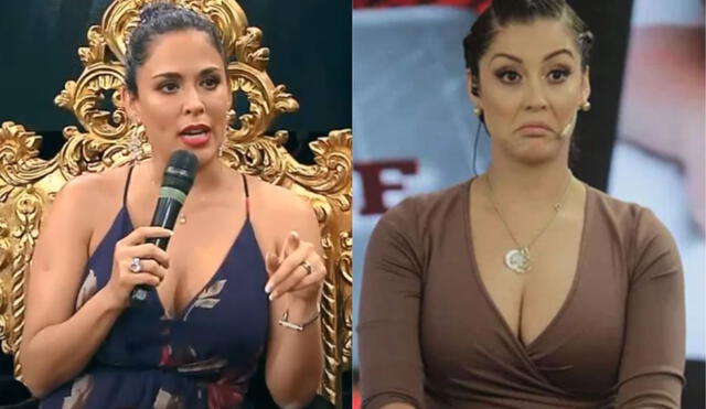 Adriana Quevedo se despidió en diciembre del programa "D'mañana" de Panamericana Televisión, aparentemente por problemas laborales con Karla Tarazona. Foto: Composición La República/Captura Panamericana Televisión