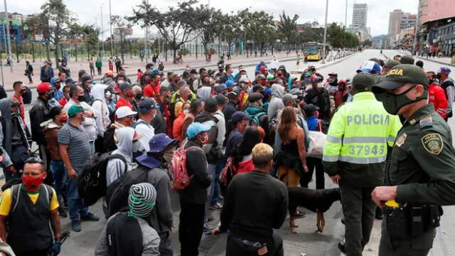 Bogotá entró en alerta naranja y cuarentena estricta por sectores ante COVID-19. Foto: EFE.