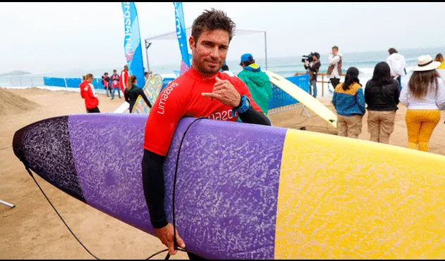 Benoit 'Piccolo' Clemente se quedó con la medalla de oro en surf, en la modalidad longboard. | Foto: GLR
