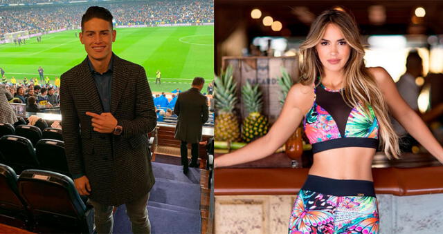 ¿James Rodríguez y Shannon de Lima juntos en la final de la Copa Libertadores? [FOTOS]