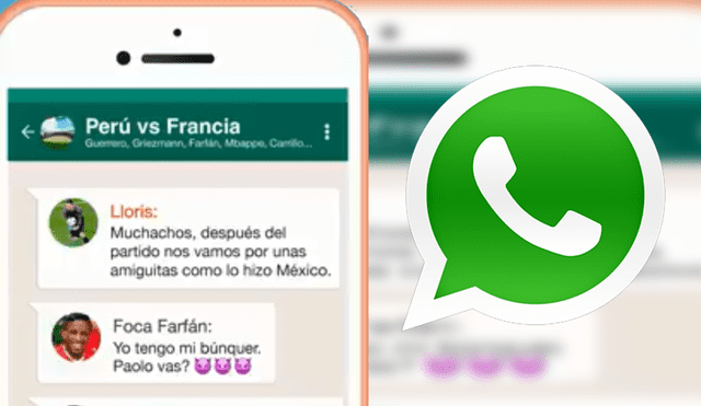 WhatsApp: Conversación entre jugadores de Perú y Francia se hace tendencia [VIDEO]