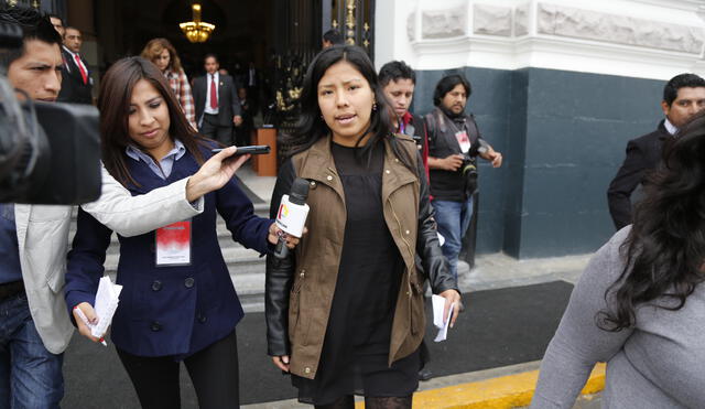 Huilca cuestiona la demora en citar a Castañeda a la Comisión de Fiscalización