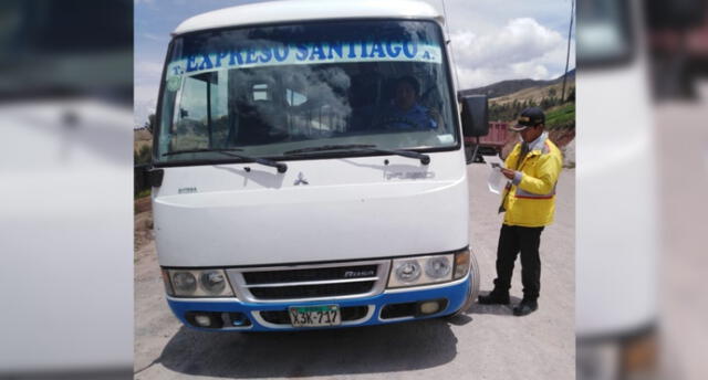 Suspensión para cobrador y chofer que no dieron vuelto a escolar en Cusco
