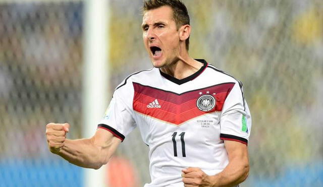 Klose fue campeón mundial con Alemania en Brasil 2014. Foto: Google.