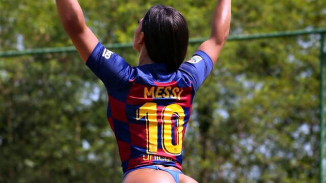 Balón De Oro 2019 Lionel Messi Susy Cortéz Se Desnuda Y Pinta El Cuerpo Sin Ropa Interior En 1416