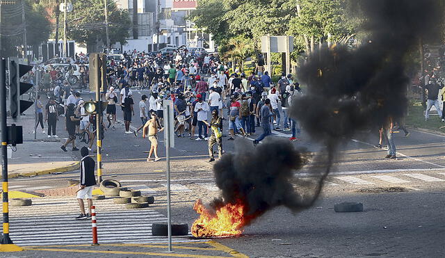 Protestas en Santa Cruz, Bolivia.