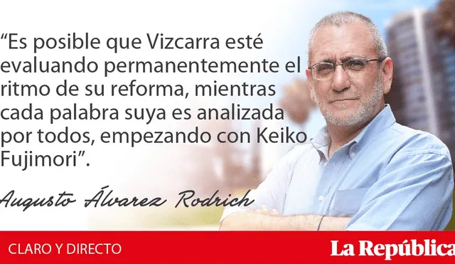 El ritmo del presidente Vizcarra