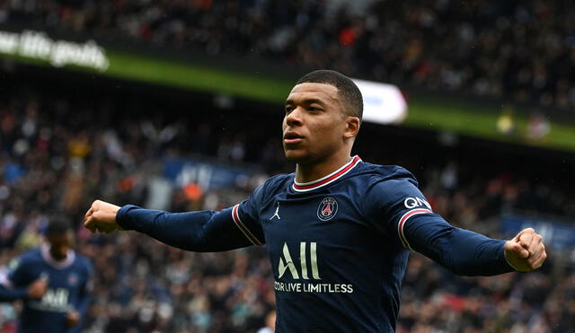 Mbappé anotó en el partido ante Bordeaux. 'Kiki' es el goleador del PSG. Foto: AFP