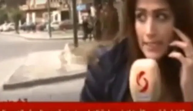 Siria: Dos misiles delataron a reportera que mentía en su transmisión | VIDEO