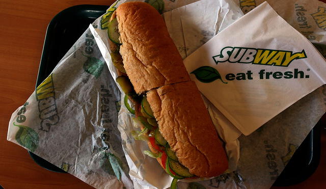 "El pan de Subway es, por supuesto, pan", zanjó la empresa en un comunicado. Foto: AFP