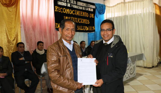 Huancavelica: 58 directores logran acreditar sus planteles como “Institución Educativa Saludable"