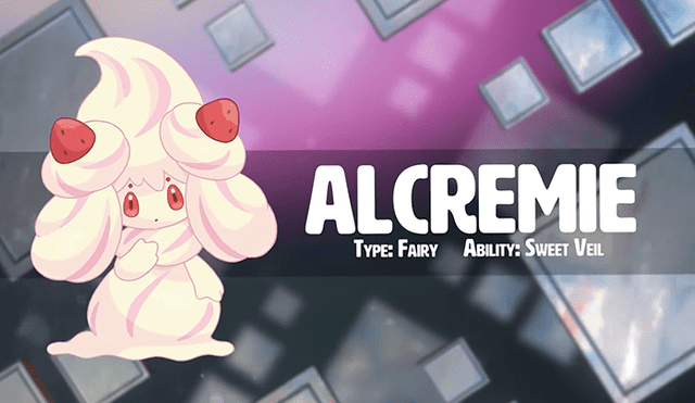 Alcremie es un pokémon de tipo Hada que encontrarás en Galar