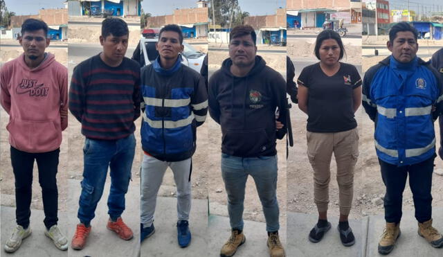 Arequipa. sospechosos son investigados por el delito de receptación. Foto composición LR