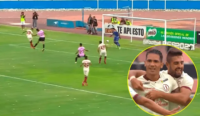 Jonathan Dos Santos decretó el empate de Universitario ante Sport Boys en el Callao. | Foto: Gol Perú