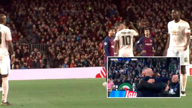 En el mismo Camp Nou, los hinchas del Barcelona celebraron eliminación de la Juventus [VIDEO]