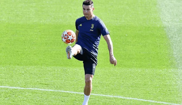 Cristiano Ronaldo en condiciones de regresar a los entrenamientos de Juventus. | Foto: EFE