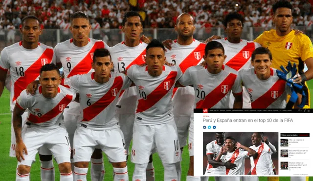 Prensa extranjera destaca la nueva posición de Perú en el ranking FIFA [FOTOS]