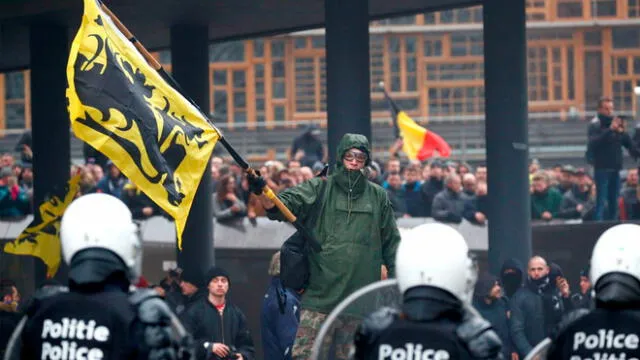 Bélgica: miles de manifestantes protestan contra el pacto migratorio de la ONU