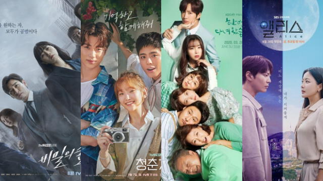 Conoce a los dramas coreanos más visto (popular) en lo que el mes de septiembre. Créditos: tvN / KBS / SBS