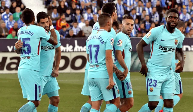 FC Barcelona goleó 3-0 al Leganés y se mantiene en lo más alto de la Liga Santander [RESUMEN Y GOLES]