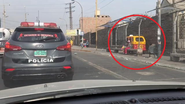#YoDenuncio: mototaxi invade vereda pese a presencia policial [VIDEO]