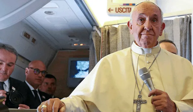 El papa Francisco mostró “el fruto de la guerra” antes de viajar a Chile [FOTO]