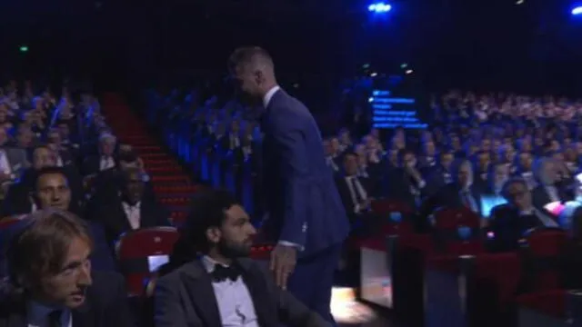 Sergio Ramos y Mohamed Salah se reencontraron en sorteo de la Champions League [VIDEO]