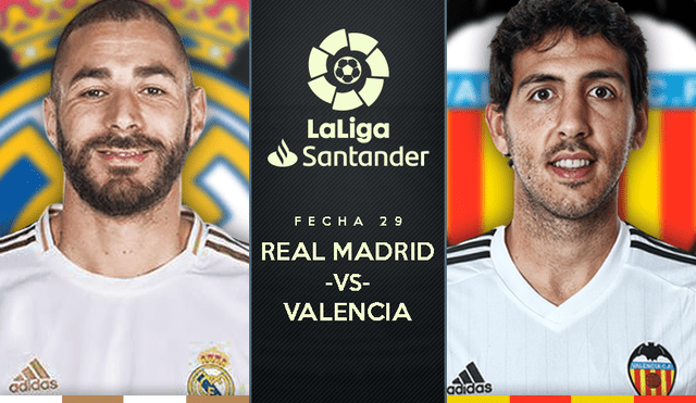Real Madrid vs. Valencia EN VIVO por LaLiga. | Foto: composición GLR/Real Madrid/Valencia