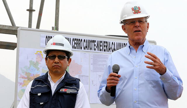 PPK supervisó obras de agua potable en San Antonio de Huarochirí 