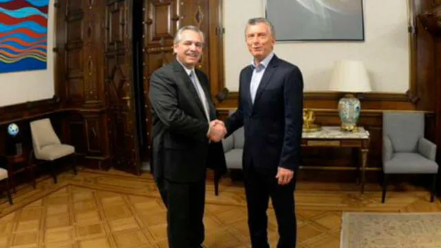 Mauricio Macri y Alberto Fernández se reunieron en la Casa Rosada y tuvieron un encuentro de más de 1 hora. Foto: Presidencia
