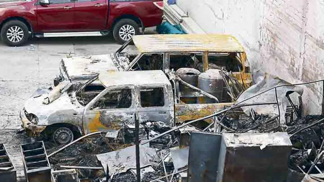 Incendio en Gobierno Regional de Arequipa comenzó en camioneta con cilindros de combustible