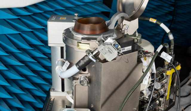Diseño del inodoro espacial que se lanzó a la EEI. Foto: NASA