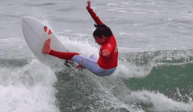 La surfista peruana de 17 años se quedó con la presea de plata. Créditos: Lima 2019