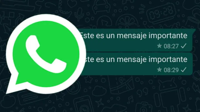Así puedes poner a salvo mensajes importantes de WhatsApp.
