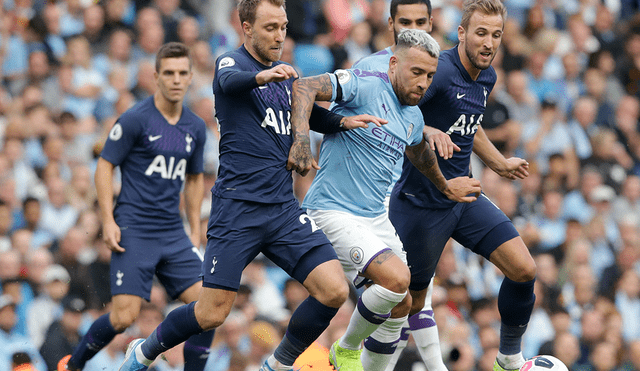 Manchester City y Tottenham igualaron 2-2 por la fecha 2 de la Premier League 2019-20.