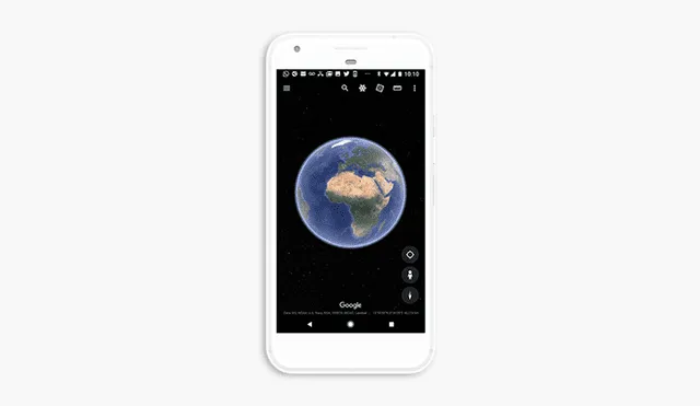 Ahora podrás ver las estrellas del universo desde tu móvil con la nueva interfaz de Google Earth.