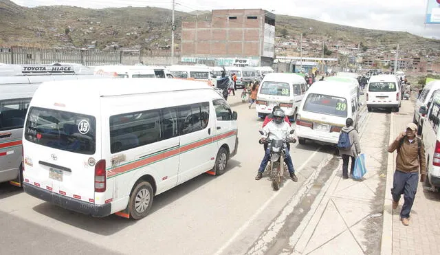 Incremento de pasajes entre Puno y Juliaca se debe a que número de pasajeros se reducirá.