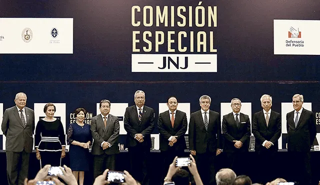 Los cinco miembros de la Comisión Especial y los cinco magistrados de la Junta Nacional de Justicia. Por ahora, los primeros pasos de la reforma de justicia recaen en ellos.