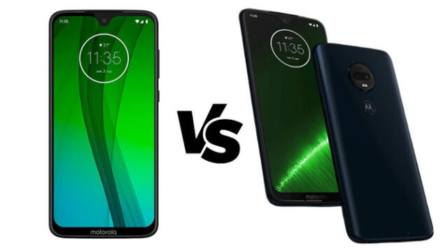 Comparativo de los smartphones de la serie Moto G7 de Motorola.