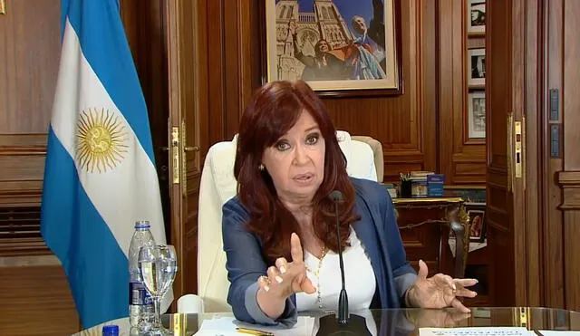 En una transmisión de casi una hora la vicepresidenta Argentina se pronunció sobre su sentencia. Foto: captura @CFKArgentina