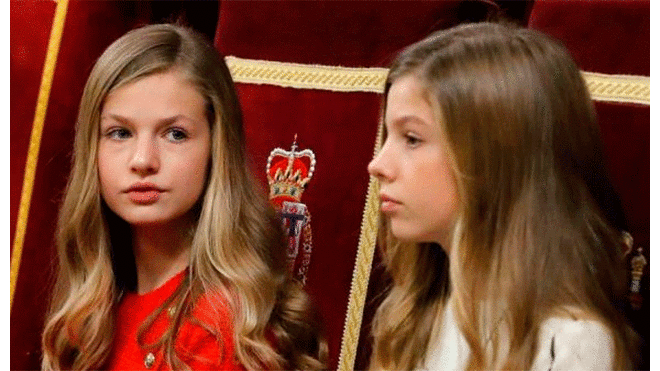 España: emotivo mensaje de la princesa Leonor y la infanta Sofía.