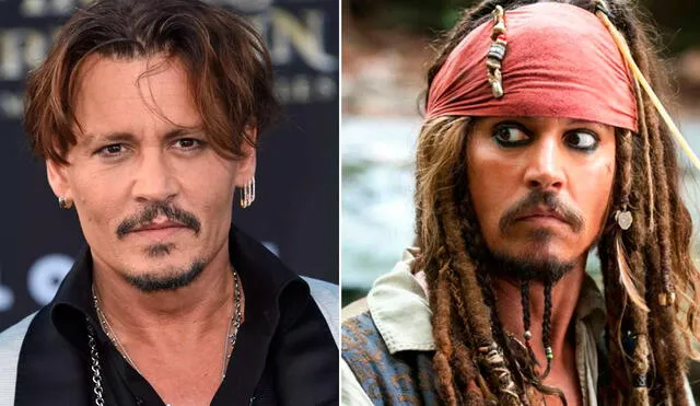 Johnny Depp podría ser Jack Sparrow según portal web. Créditos: composición