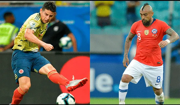 Sigue aquí EN VIVO ONLINE el minuto a minuto del Chile vs. Colombia por cuartos de final de la Copa América 2019. | Foto: AFP